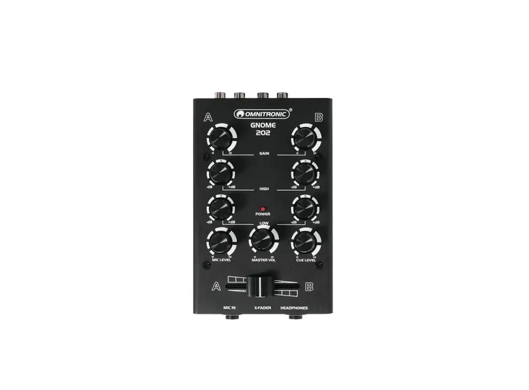OMNITRONIC GNOME-202 Mini mixer black 
